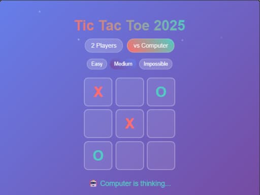 Tic Tac Toe 2025 thumbnail