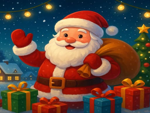 Santa  Collecting gifts thumbnail