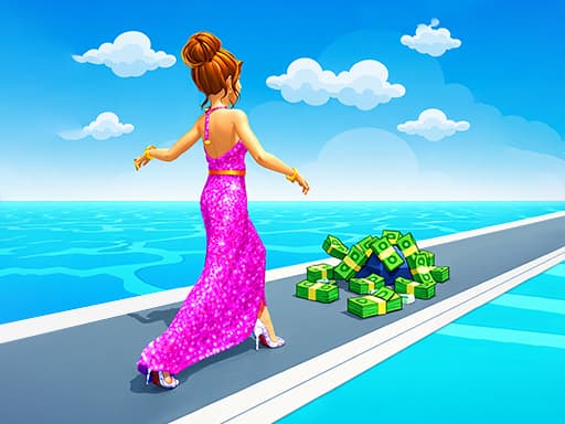 Girl Money Rush Game thumbnail