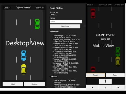Road Fighter &ndash; Endless Car Racing thumbnail