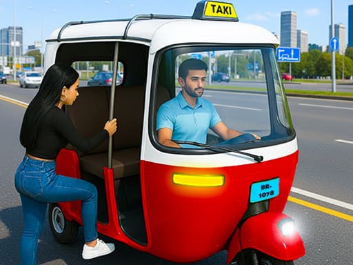 City Auto Rickshaw Game thumbnail