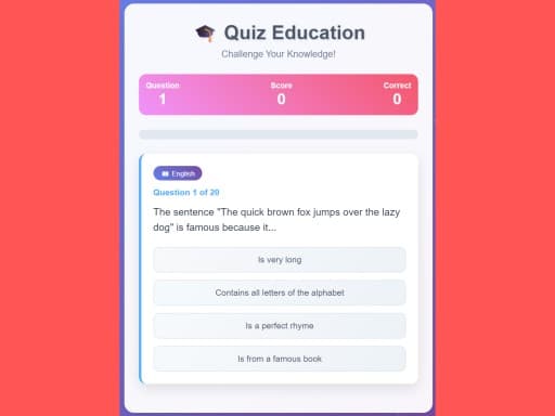 Quiz Education thumbnail